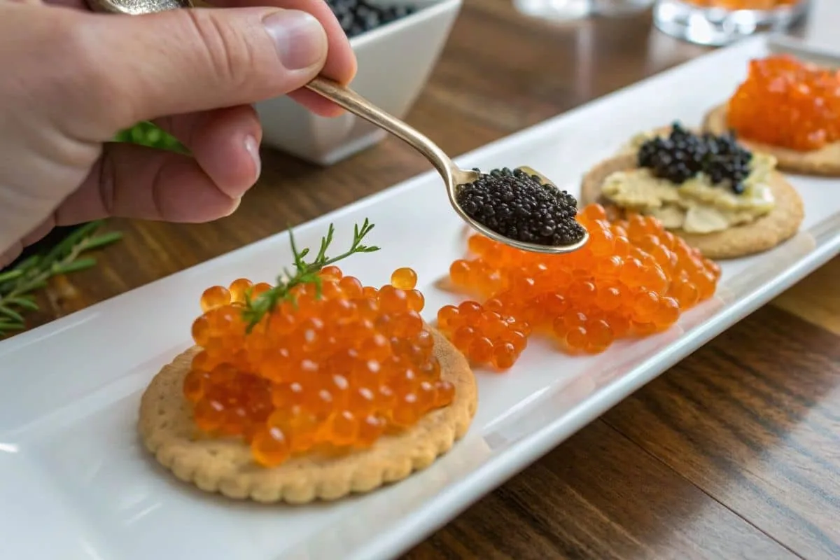 salmon roe vs caviar