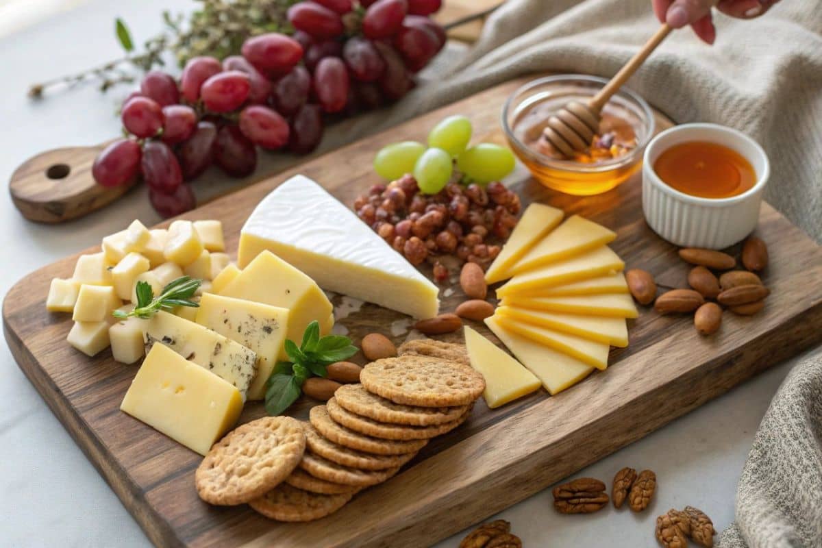 Plateau De Fromages Avec Substituts Du Havarti