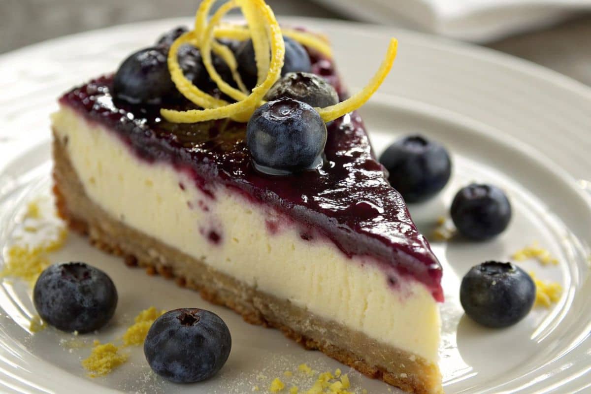Blueberry Lemon Cheesecake