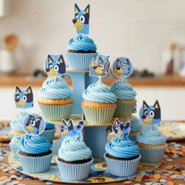 Bluey Cake Ideas Cupcakes