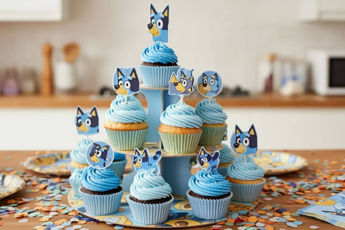 Bluey Cake Ideas Cupcakes
