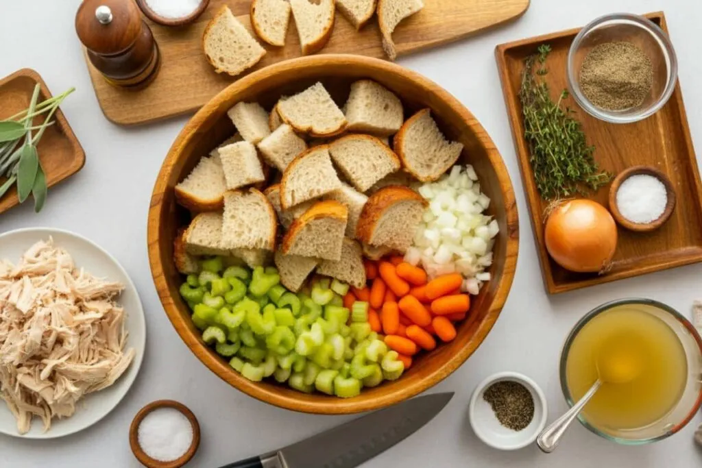 Chicken Dressing Recipe Ingredients 