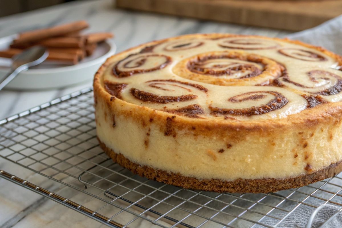 Cinnamon Roll Cheesecake