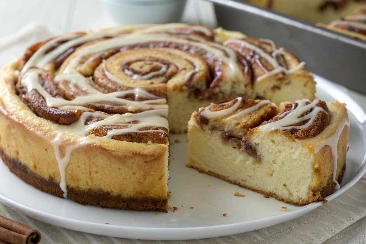 Cinnamon Bun Cheesecake