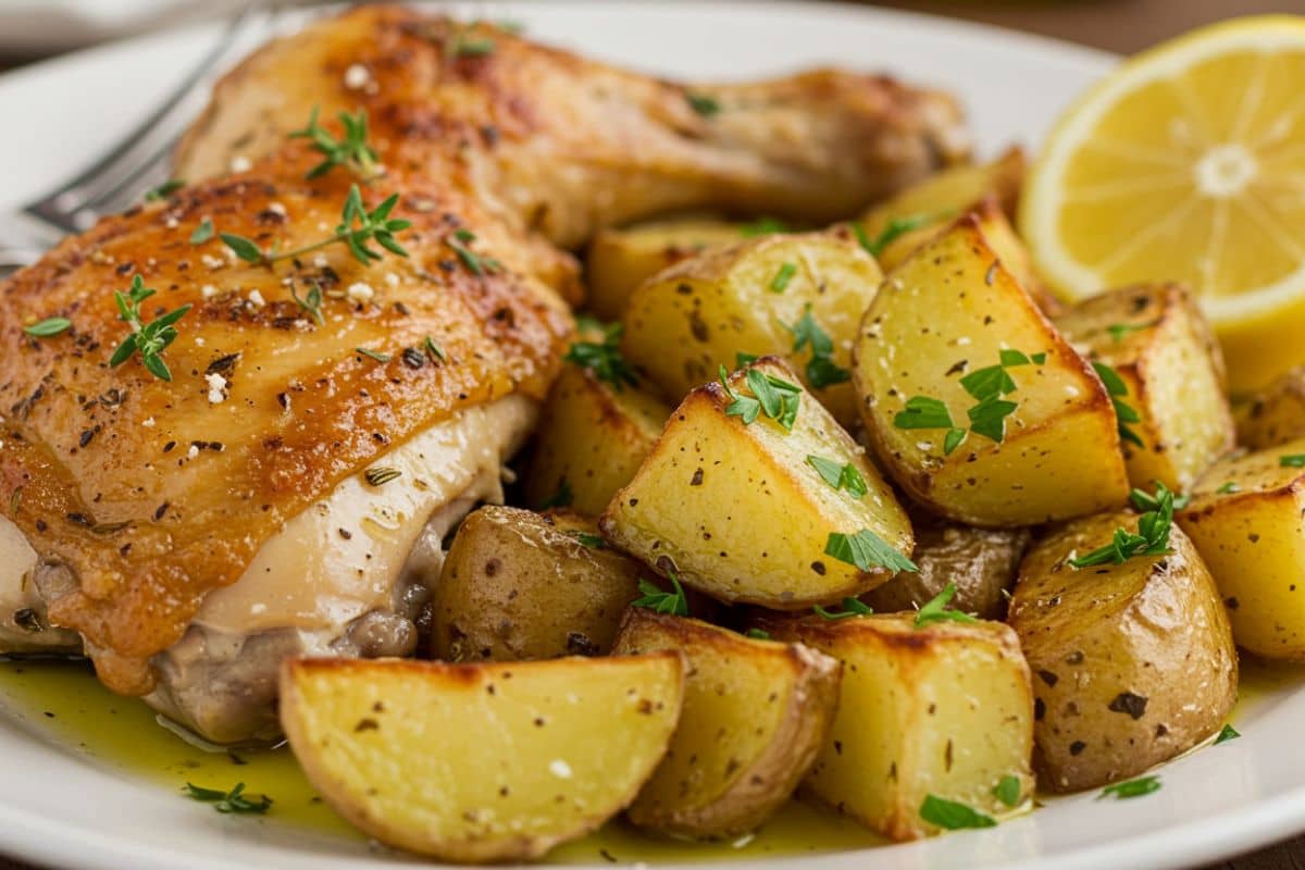 Greek Chicken And Potatoes