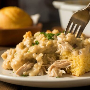 Homemade Chicken And Dressing