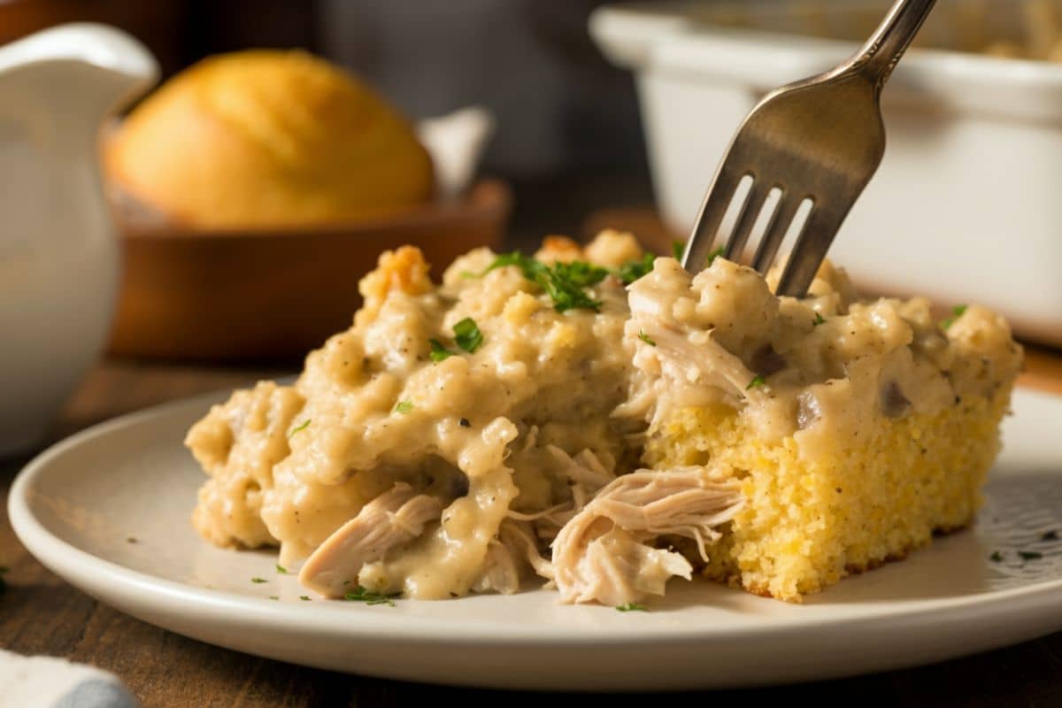 Homemade Chicken And Dressing