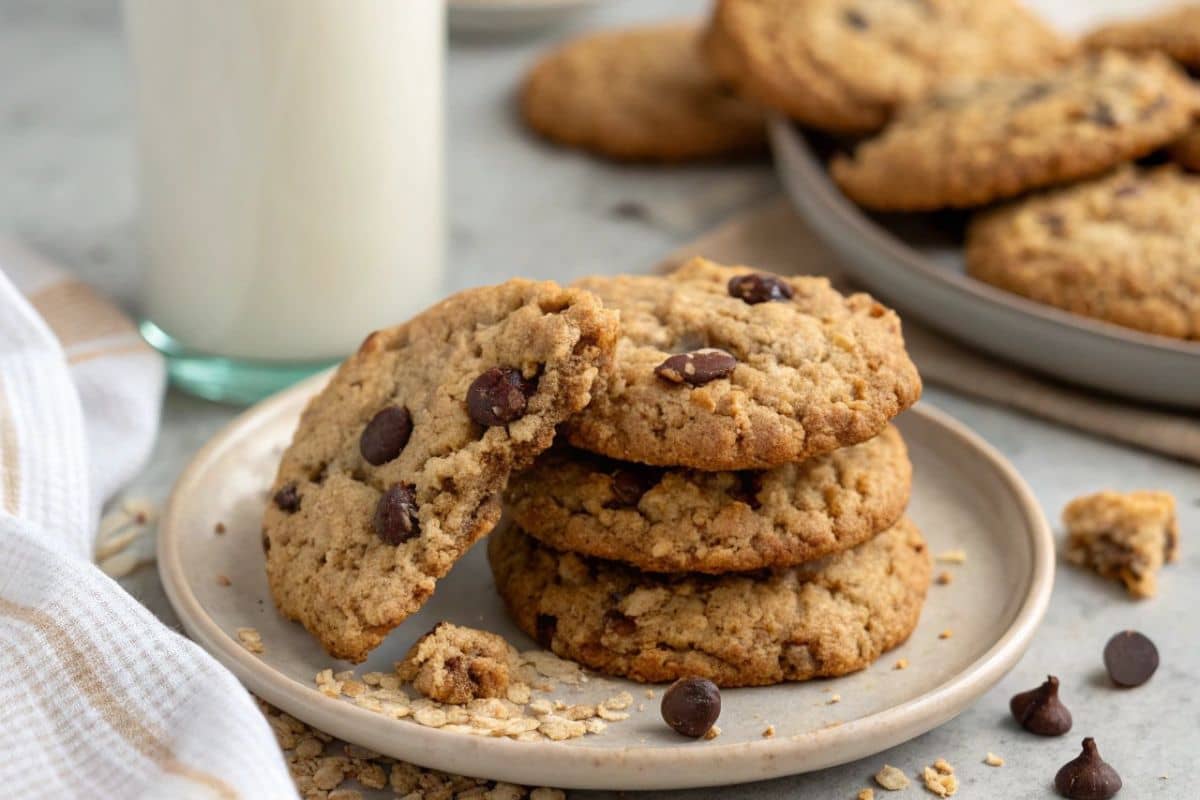 Old Fashioned Oats Cookies Plate