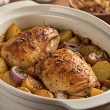 Tasty Slow Cooker Chicken And Potatoes