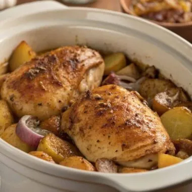 Tasty Slow Cooker Chicken And Potatoes
