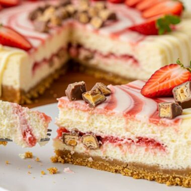 White Chocolate Strawberry Cheesecake Snickers