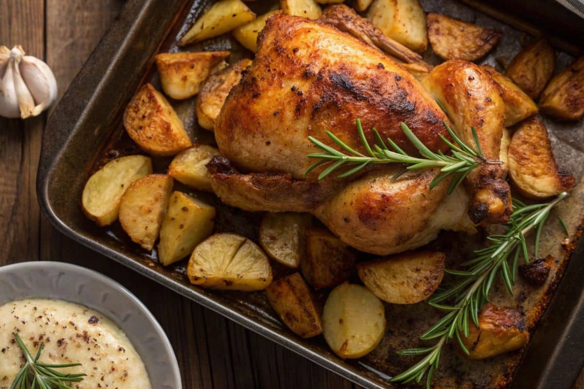 Baked Chicken And Potatoes