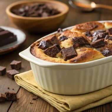 Bread And Chocolate Pudding