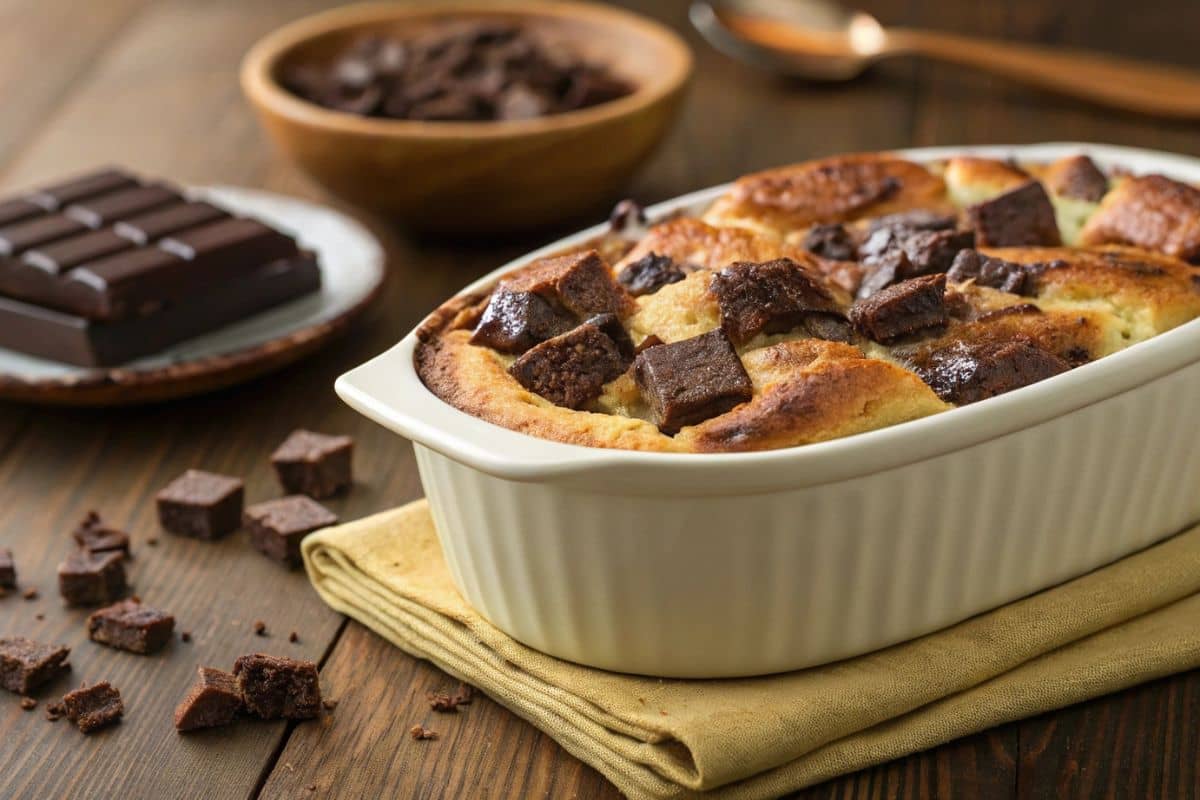 Bread And Chocolate Pudding