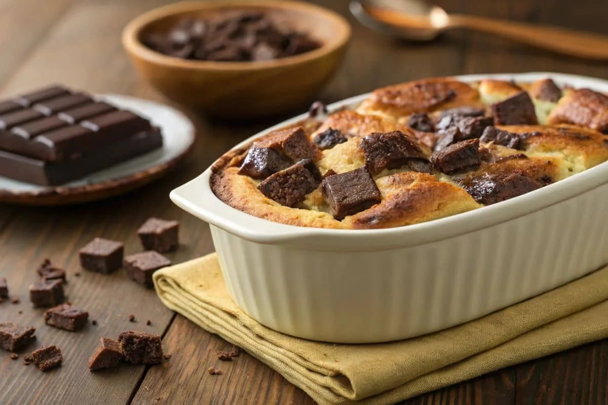 Bread And Chocolate Pudding