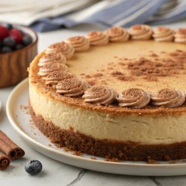 Cinnamon Cheesecake Result