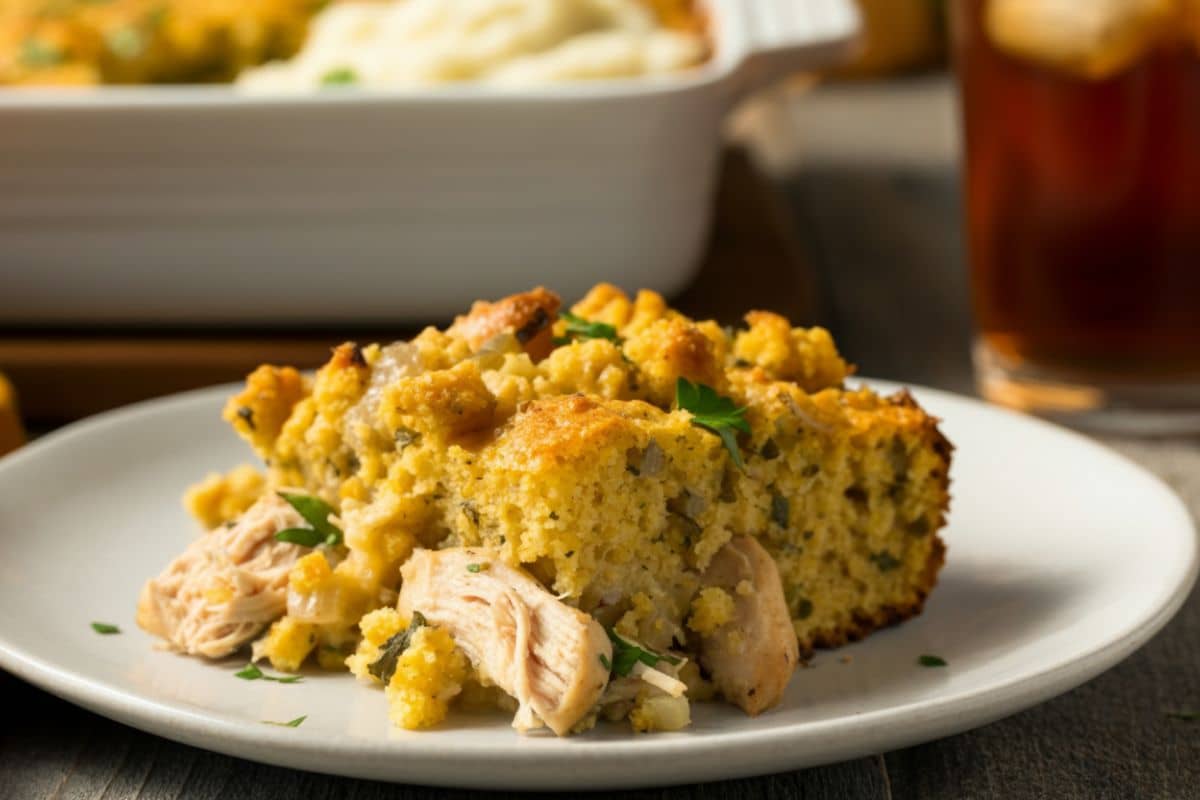 Cornbread Dressing With Chicken