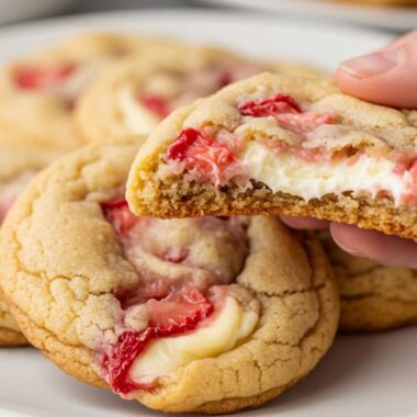 Strawberry Cheesecake Cookies