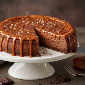 Chocolate Caramel Cheesecake