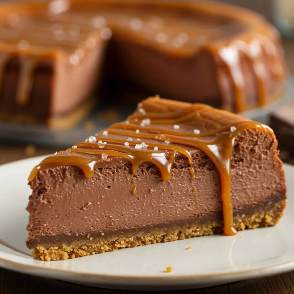 Chocolate Caramel Cheesecake 2 