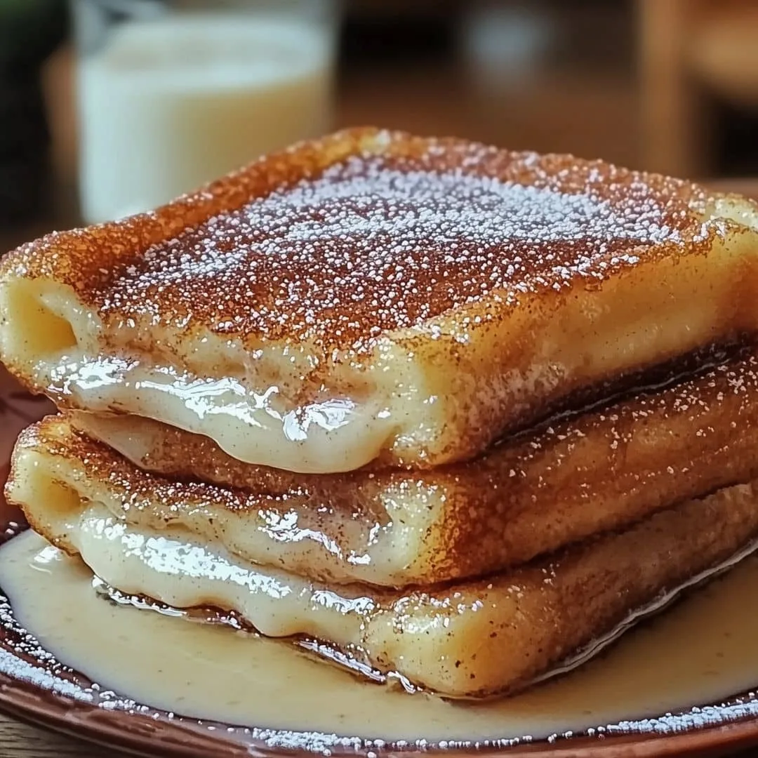 Churro Stuffed French Toast With Cinnamon Sugar