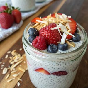 Coconut Milk Chia Pudding 1