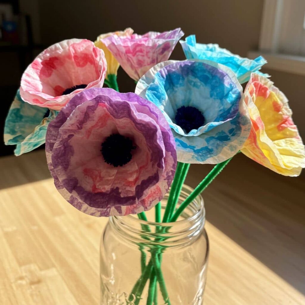 Coffee Filter Flowers