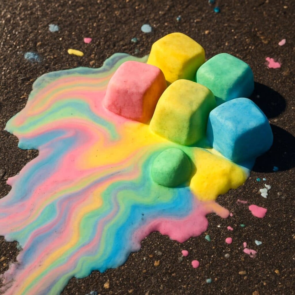 Homemade Ice Chalk
